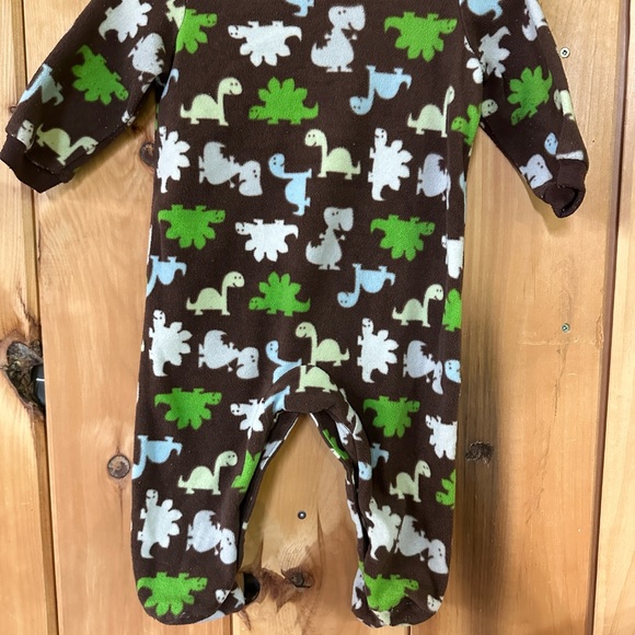 6-9m Fleece Zipper Pyjama - Picture 4 of 4
